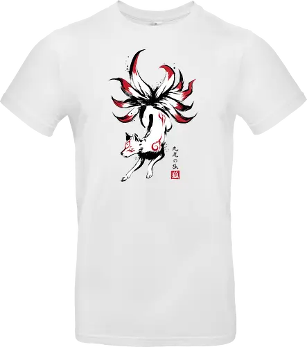 Kyubi no kitsune sumi-e