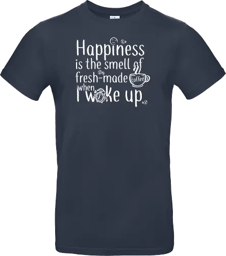 Happiness is a cup of coffee