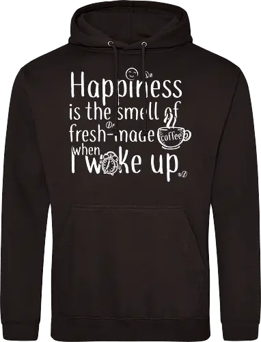 Happiness is a cup of coffee