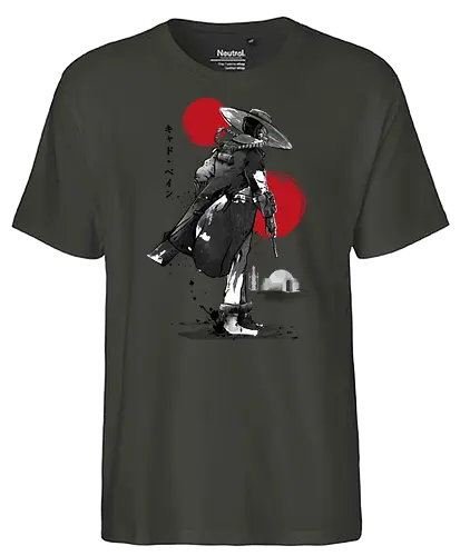 Ruthless bounty hunter - space opera, space, bounty hunter, scifi - Fairtrade T-Shirt