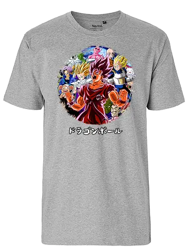 Super Kaioken tm - anime, db, dbz, manga, Fighters - Fairtrade T-Shirt