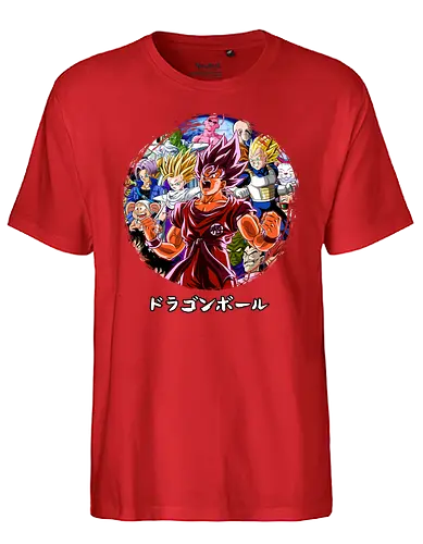 Super Kaioken tm - anime, db, dbz, manga, Fighters - Fairtrade T-Shirt
