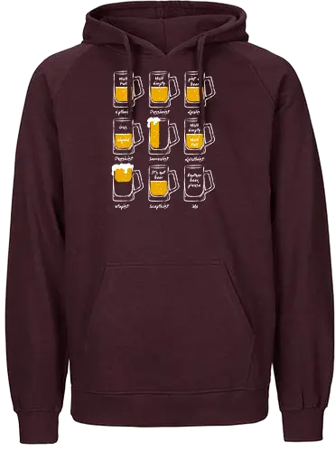 Another beer - beer, bier, chart - Fairtrade Hoodie