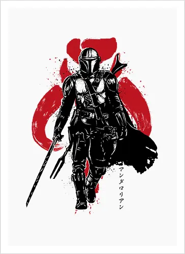 The darksaber brer sumi-e