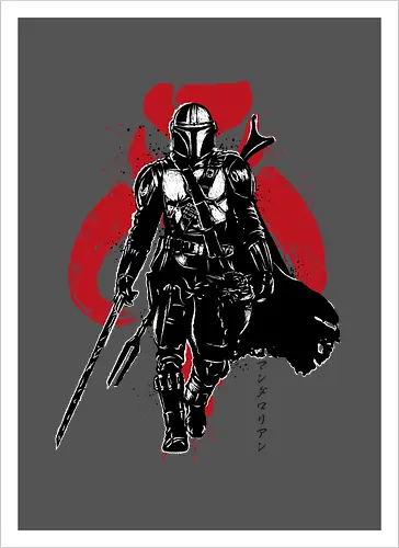 The darksaber brer sumi-e