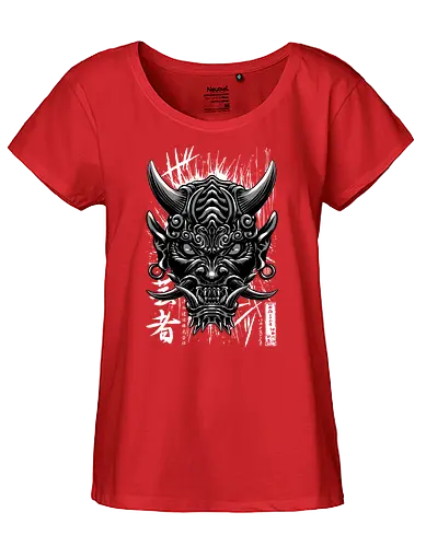 Japanese oni demon - oni, demon, japan - Fairtrade Girl Shirt