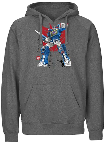 SOUND SUMI-E - gundam, robot, car, auto, japan - Fairtrade Hoodie