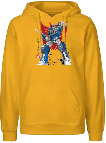 SOUND SUMI-E - gundam, robot, car, auto, japan - Fairtrade Hoodie