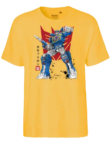 SOUND SUMI-E - gundam, robot, car, auto, japan - Fairtrade T-Shirt