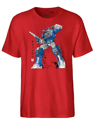 SOUND SUMI-E - gundam, robot, car, auto, japan - Fairtrade T-Shirt