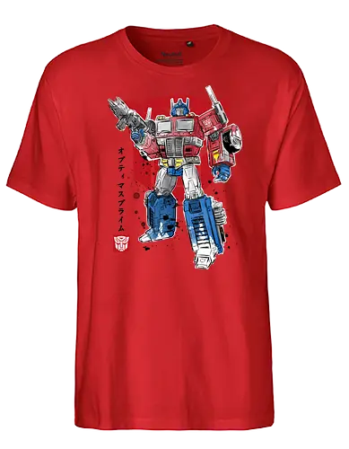 PRIME SUMI-E - robot, gundam, car, japan, auto - Fairtrade T-Shirt