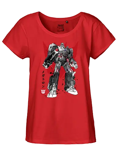 DESTRUCTION SUMI-E - gundam, robot, car, auto, japan - Fairtrade Girl Shirt