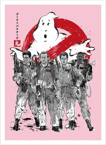 Ghost sumi-e