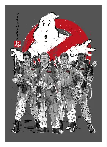 Ghost sumi-e