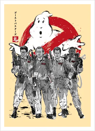 Ghost sumi-e