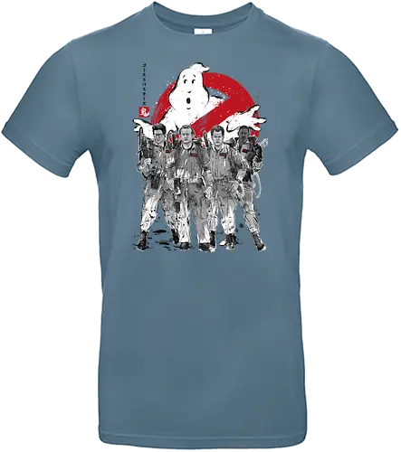 Ghost sumi-e - ghost, buster, hunter, retro, 80s - Standard T-Shirt