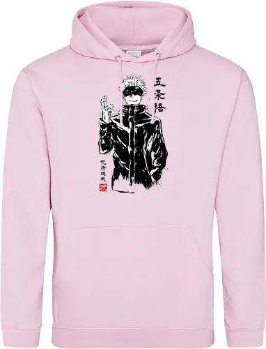 Satoru Gojo sumi-e - jujutsu, kaisen, gojo, anime, manga - Standard Hoodie