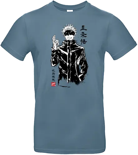 Satoru Gojo sumi-e - jujutsu, kaisen, gojo, anime, manga - Standard T-Shirt