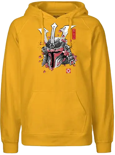 Bounty hunter ronin - bounty, hunter, space opera, scifi, ronin, sakura - Fairtrade Hoodie