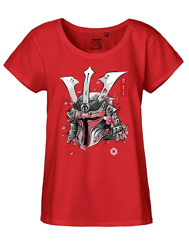 Bounty hunter ronin - bounty, hunter, space opera, scifi, ronin, sakura - Fairtrade Girl Shirt
