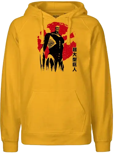 Colossal - attack, titan, anime, manga - Fairtrade Hoodie