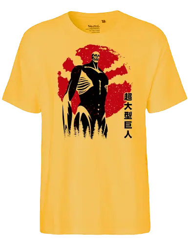 Colossal - attack, titan, anime, manga - Fairtrade T-Shirt