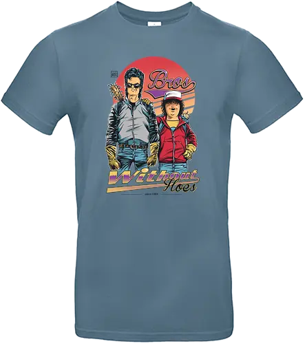 Bros without hoes - stranger kids, eleven, will, mike, dustin, lucas, tv, series, 80s, eighties, retro - Standard T-Shirt