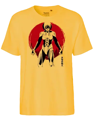 Girl Titan - attack, titan, anime, manga - Fairtrade T-Shirt