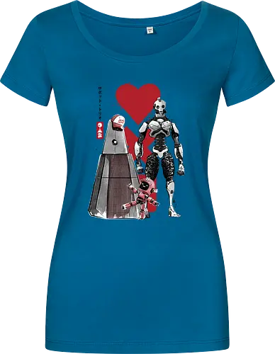 Three robots sumi e