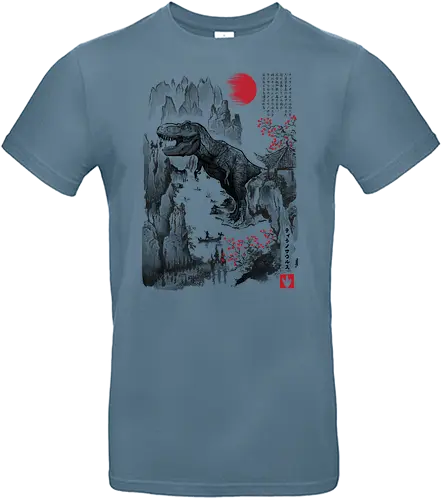 T-REX in Japan - dinosaur, tyrannosaurus, trex, japan - Standard T-Shirt