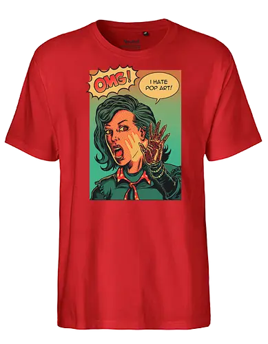 i hate popart - popart, warhol, andy warhol, art, print, retro - Fairtrade T-Shirt