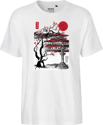Temple of the Golden Pavilion sumi e