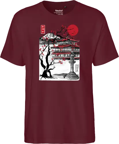 Temple of the Golden Pavilion sumi e