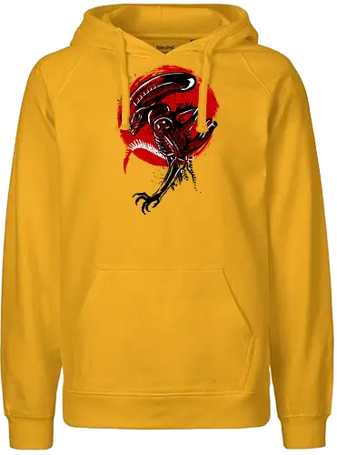 Alien under the sun - alien, retro, 80s - Fairtrade Hoodie