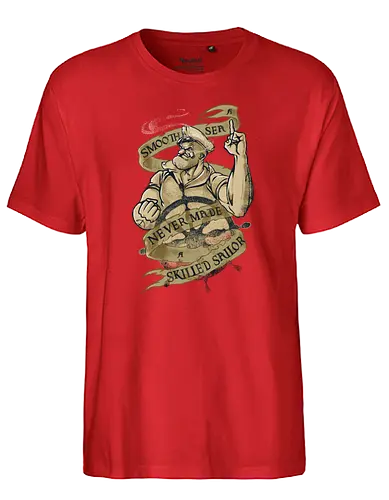 Skilled Sailor - popeye, olive, sailor, popeye the sailor man, cartoon, comic, s - Fairtrade T-Shirt