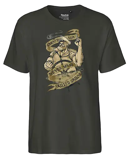 Skilled Sailor - popeye, olive, sailor, popeye the sailor man, cartoon, comic, s - Fairtrade T-Shirt