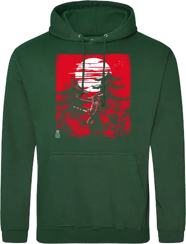 Samurai warrior in feudal Japan