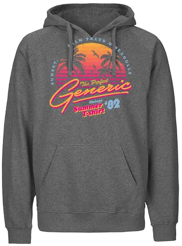Generic Vintage Summer Shirt - sommer, holidays, palmen, Palmtrees, sun, sonne, Sonnenschein, Generisch - Fairtrade Hoodie