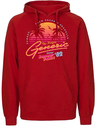 Generic Vintage Summer Shirt - sommer, holidays, palmen, Palmtrees, sun, sonne, Sonnenschein, Generisch - Fairtrade Hoodie