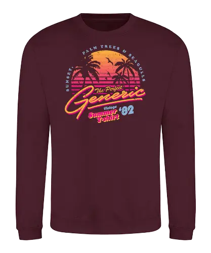 Generic Vintage Summer Shirt - sommer, holidays, palmen, Palmtrees, sun, sonne, Sonnenschein, Generisch - Sweatshirt