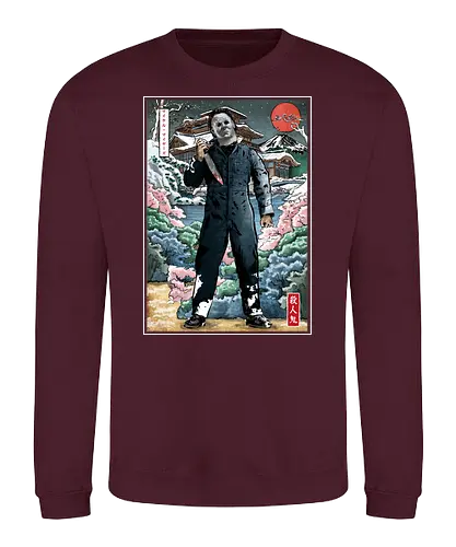 Myers in Japan - halloween, Michael, horror, slasher - Sweatshirt