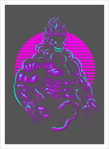 Retro Evil fighter