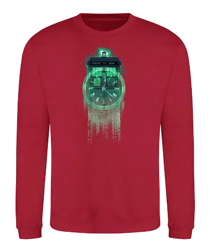 Tardis Matrix - Doctor, drwho, tardis, Doctor, bbc - Sweatshirt