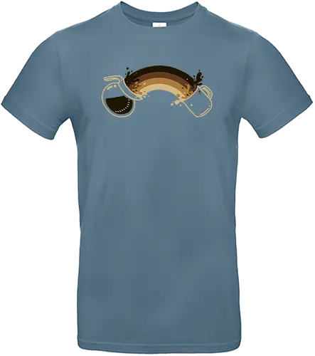 Coffee Rainbow - coffee, rainbow, regenbogen, kaffee, monday, Elixir - Standard T-Shirt