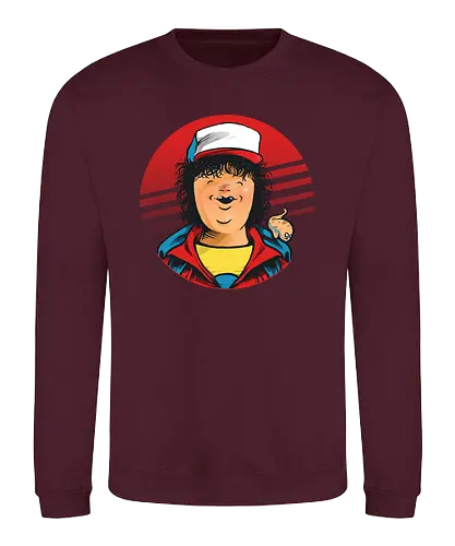 Dustin - sci fi, science fiction, 80s, Strange - Sweatshirt