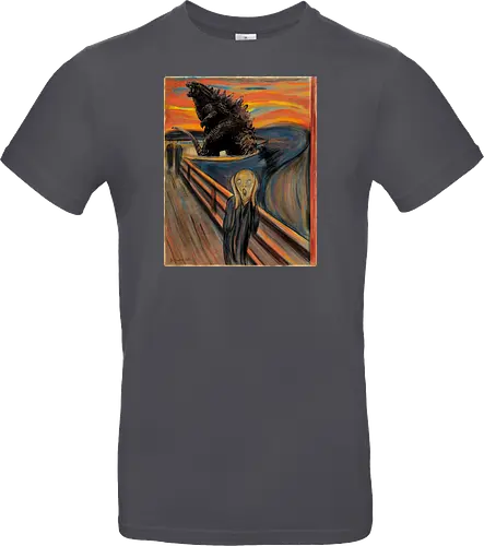 Secret history behind the scream - Munch, der schrei, painting - Standard T-Shirt
