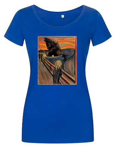 Secret history behind the scream - Munch, der schrei, painting - Damen T-Shirt