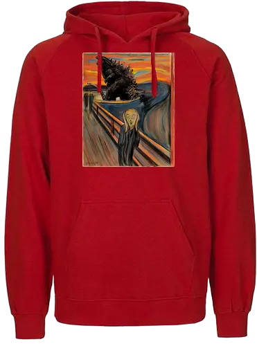Secret history behind the scream - Munch, der schrei, painting - Fairtrade Hoodie