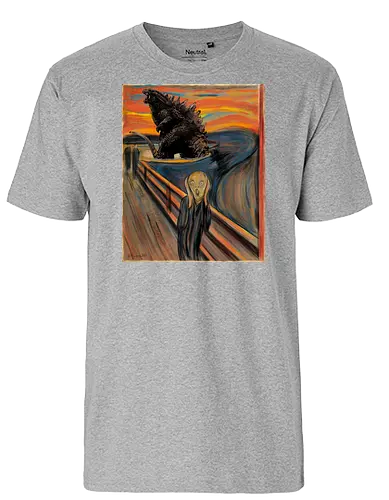 Secret history behind the scream - Munch, der schrei, painting - Fairtrade T-Shirt