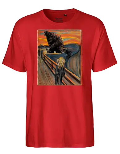 Secret history behind the scream - Munch, der schrei, painting - Fairtrade T-Shirt